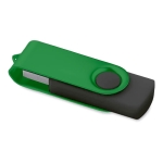 Usb publicitários com clip com cores cor verde