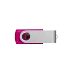 Pen USB de merchandising barata com corpo transparente Clearmate cor cor-de-rosa