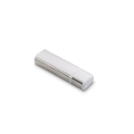 Usb para publicidade personalizado com logotipo cor branco