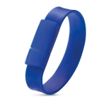 Pulseiras pen drive personalizadas cor azul