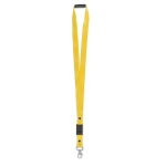 Lanyard USB personalizado com pen USB incorporada Lanyard USB cor amarelo