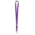 Lanyard USB personalizado com pen USB incorporada Lanyard USB cor violeta