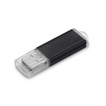 Memória Usb personalizada barata com tampa cor preto