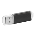 Pen USB personalizada barata com tampa transparente USB Metalcolor