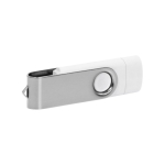 Pen drive personalizada versão OTG com ligação tipo C Techmate OTG-C cor branco