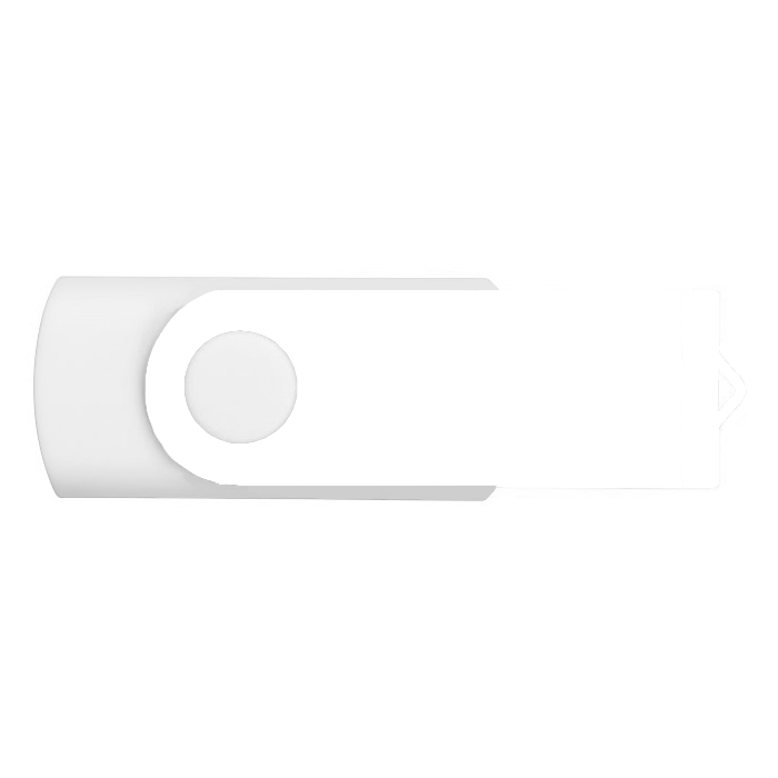 Memórias USB 3.0 com impressão no clip a cores Techmate Fullcolor 3.0 cor branco