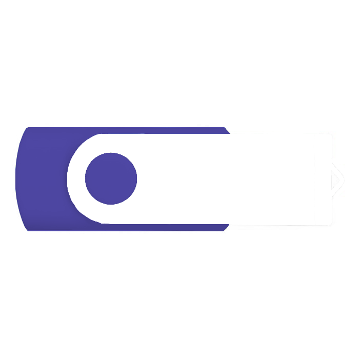 Memórias USB 3.0 com impressão no clip a cores Techmate Fullcolor 3.0 cor violeta