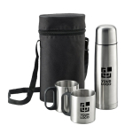 Conjunto de termo personalizado com canecas de aço 500ml Picnic Set vista principal