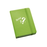 Blocos de notas personalizados de bolso folhas A6 lisas Sketch Pocket cor verde-claro imagem com logo