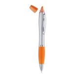 2 em 1  - caneta de cores com fluorescente cor cor-de-laranja segunda vista