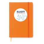 Cadernos personalizados baratos cor cor-de-laranja segunda vista principal