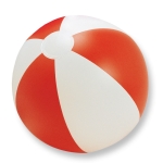 Bola de praia publicitária para empresas cor vermelho