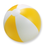 Bola de praia publicitária para empresas cor amarelo