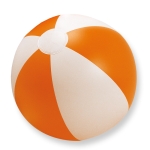 Bola de praia publicitária para empresas cor cor-de-laranja