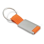 Porta-chaves com serigrafia de cores cor cor-de-laranja segunda vista