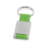 Porta-chaves com serigrafia de cores cor verde-lima