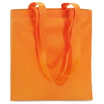 Sacos de tecido personalizados non-woven cor cor-de-laranja