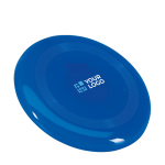 Frisbee personalizado com logo serigrafado para eventos Santa Mónica cor azul vista principal