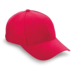 Boné para merchandising corporativo cor vermelho