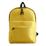 Mochilas personalizáveis de poliéster 600D School Color cor amarelo