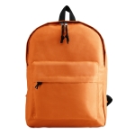 Mochilas personalizáveis de poliéster 600D School Color cor cor-de-laranja