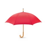 Guarda-chuva automático em poliester 190T com logo ø104 Basic cor vermelho