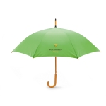 Guarda-chuva automático em poliester 190T com logo ø104 Basic cor verde-lima vista principal