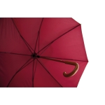 Guarda-chuva personalizado 23'' com cabo de madeira cor bordeaux segunda vista
