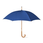 Guarda-chuva personalizado 23'' com cabo de madeira cor azul