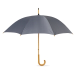 Guarda-chuva personalizado 23'' com cabo de madeira cor cinzento