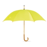 Guarda-chuva personalizado 23'' com cabo de madeira cor amarelo