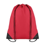 Mochilas de cordas personalizadas baratas cor vermelho