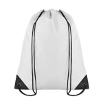 Mochilas de cordas personalizadas baratas cor branco