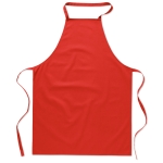 Aventais de cozinha personalizados feitos de algodão 180 g/m2 Chef cor vermelho