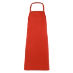 Aventais de cozinha personalizados feitos de algodão 180 g/m2 Chef cor vermelho quarta vista