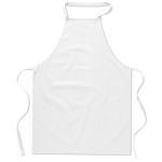 Aventais de cozinha personalizados feitos de algodão 180 g/m2 Chef cor branco