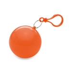 Impermeável publicitário em bola redonda cor cor-de-laranja