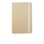 Caderno de bolso de material reciclado cor branco