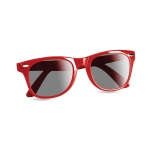 Óculos de sol serigrafia com logotipo cor vermelho terceira vista