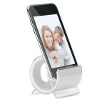 Suporte personalizado para telefone cor branco oitava vista