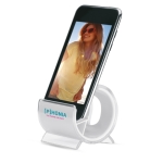 Suporte personalizado para telefone cor branco vista principal