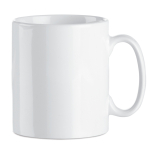 Caneca de cerâmica personalizada branca especial para sublimação 300ml cor branco