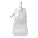 Garrafas de água publicitárias dobráveis baratas 480ml Rebel cor branco