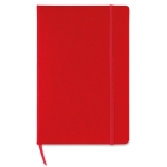 Cadernos personalizados de papel quadriculado cor vermelho