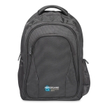 Mochilas corporativas para portátil em poliéster 1680D 15'' Frankfurt cor preto vista principal segunda vista