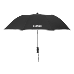 Guarda-chuva dobrável publicitário de 21'' cor preto vista principal segunda vista