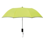 Guarda-chuva dobrável publicitário de 21'' cor verde fluorescente