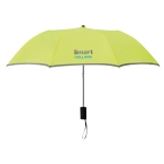 Guarda-chuva dobrável publicitário de 21'' cor verde fluorescente vista principal