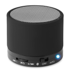 Coluna de som bluetooth circular colorido personalizado Soul cor preto