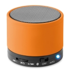 Coluna de som bluetooth circular colorido personalizado Soul cor cor-de-laranja